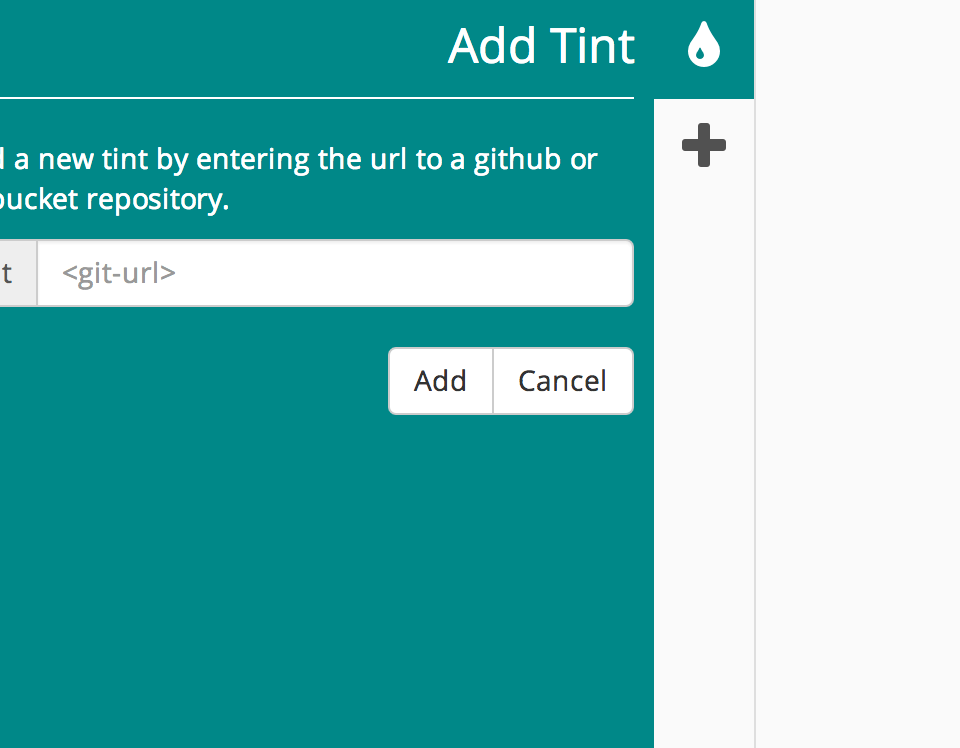 Add Tint from Git endpoint